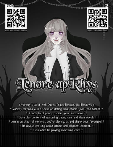 Poster for streamer Lenore apRhys