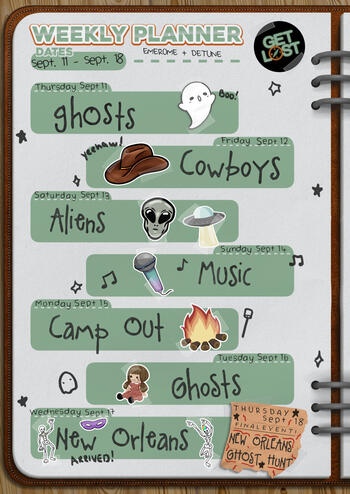 Schedule for Detune &amp; Emerome&#39;s stream series &quot;Get Lost&quot;