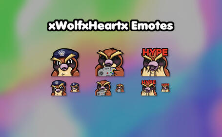 xWolfxHeartx Emotes