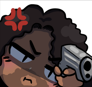 detuneGun emote for streamer Detune
